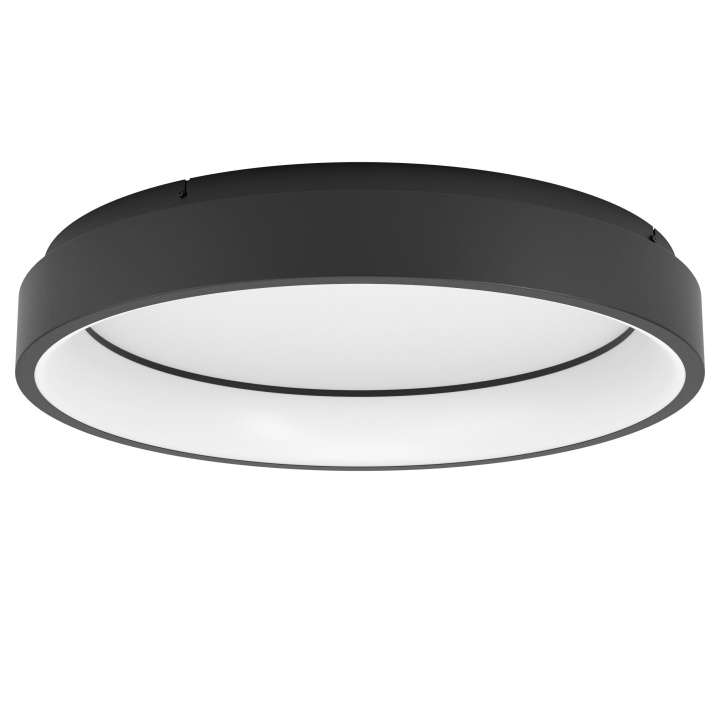 Eglo Marghera-Z taklampa svart Ø60 - RGB + TW - Zigbee, Bluetooth i gruppen HEMELEKTRONIK / Belysning / Taklampor hos TP E-commerce Nordic AB (D04197)