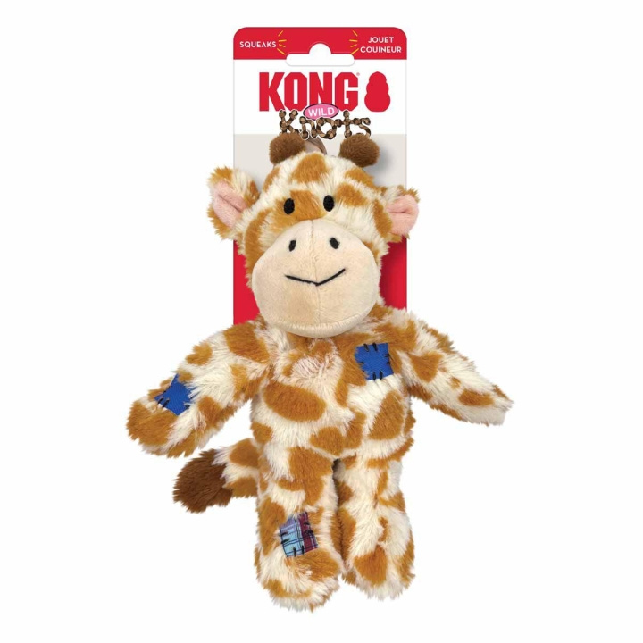 Kong Wild Knots Giraffe gnisslande leksak S/M (634.7370) i gruppen HEM, HUSHÅLL & TRÄDGÅRD / Djurtillbehör / Hund hos TP E-commerce Nordic AB (D04269)