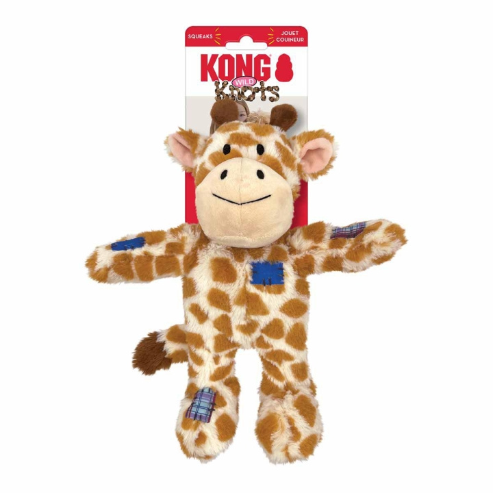 Kong Wild Knots Giraffe gnisslande leksak M/L (634.7372) i gruppen HEM, HUSHÅLL & TRÄDGÅRD / Djurtillbehör / Hund hos TP E-commerce Nordic AB (D04270)