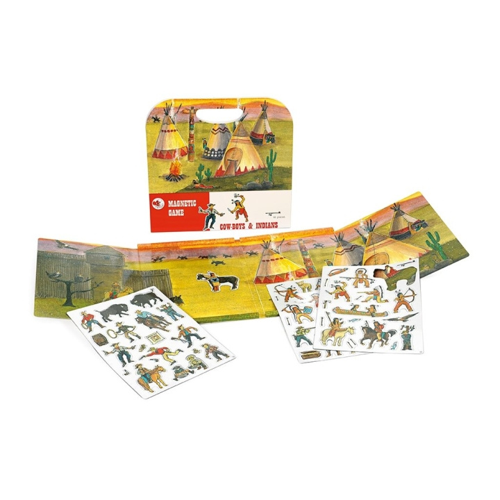 Egmont Toys Magnetspel Cowboy & Indian - (630663) i gruppen LEKSAKER, BARN- & BABYPRODUKTER / Spel / Sällskapsspel hos TP E-commerce Nordic AB (D04321)