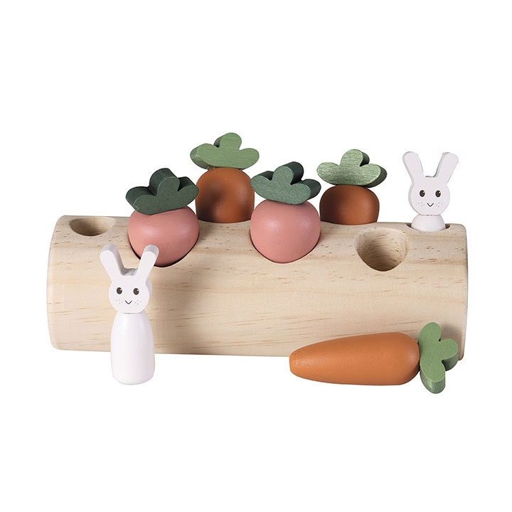 Egmont Toys Kanin- och grönsakslogg - (511120) i gruppen LEKSAKER, BARN- & BABYPRODUKTER / Leksaker / Byggleksaker / Byggklossar & övriga byggleksaker hos TP E-commerce Nordic AB (D04351)