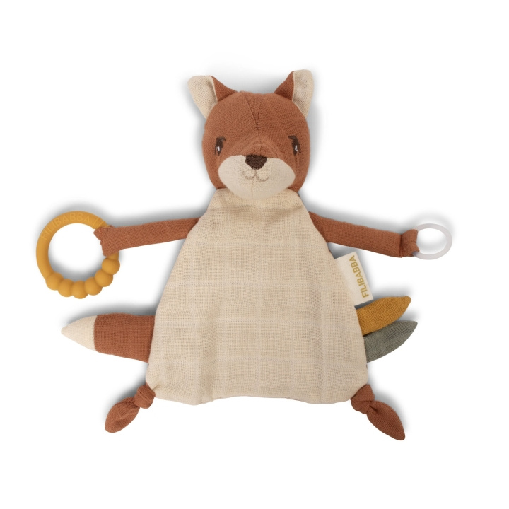 Filibabba Snuttefilt med bitring - Freya the Fox - (FI-03356) i gruppen LEKSAKER, BARN- & BABYPRODUKTER / Barntextilier / Snuttefilt hos TP E-commerce Nordic AB (D04449)