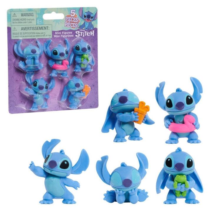 Disney Stitch - Figurer 5-pack 5,5 cm (302-46257) i gruppen LEKSAKER, BARN- & BABYPRODUKTER / Leksaker / Figurer, Miniatyrer & tillbehör hos TP E-commerce Nordic AB (D04450)