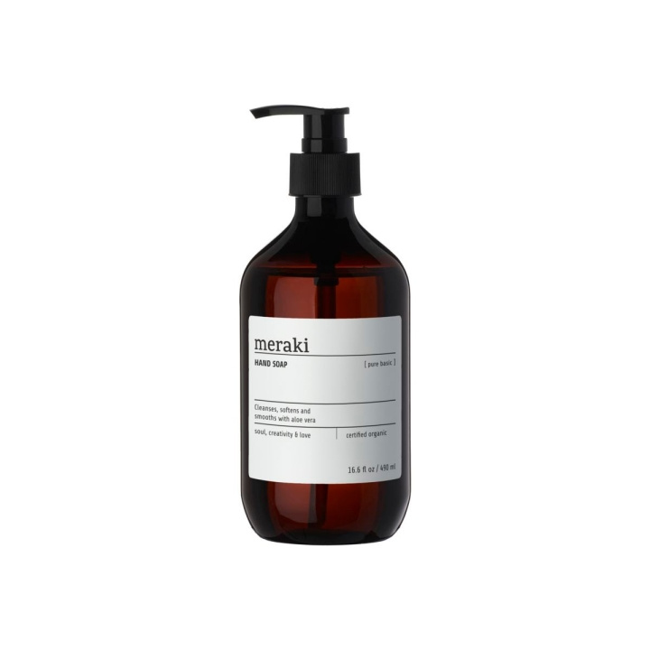 Meraki Hand Soap Pure Basic 490 ml i gruppen SKÖNHET & HÄLSA / Hudvård / Kroppsvård / Handtvål hos TP E-commerce Nordic AB (D04463)