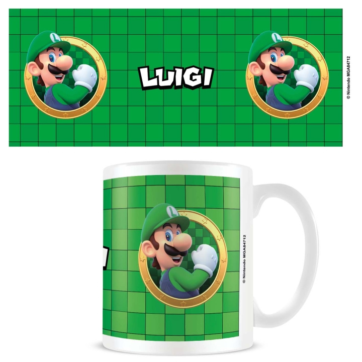 Pyramid International Mugg Super Mario (Luigi 3D Port) - Vit i gruppen SPORT, FRITID & HOBBY / Roliga prylar / Muggar hos TP E-commerce Nordic AB (D04496)