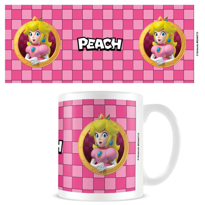 Pyramid International Mugg Super Mario Peach 3D Port - Vit i gruppen SPORT, FRITID & HOBBY / Roliga prylar / Muggar hos TP E-commerce Nordic AB (D04497)