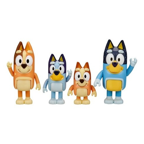 Bluey Figur 4-pack - Familjepaket (90077) i gruppen LEKSAKER, BARN- & BABYPRODUKTER / Leksaker / Figurer, Miniatyrer & tillbehör hos TP E-commerce Nordic AB (D04636)