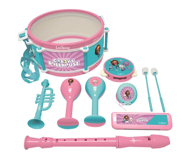 Gabby\'s Dollhouse Musikalisk uppsättning 7 st (89019) i gruppen LEKSAKER, BARN- & BABYPRODUKTER / Musik, Sång & Bild / Musikinstrument hos TP E-commerce Nordic AB (D04706)