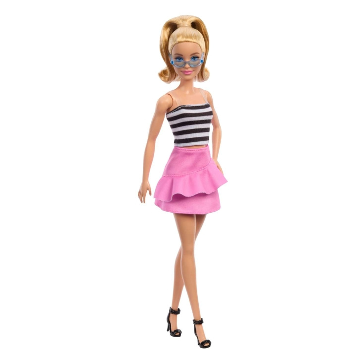 Barbie Fashionista docka - svart och vit (HRH11) i gruppen LEKSAKER, BARN- & BABYPRODUKTER / Leksaker / Dockor & Tillbehör hos TP E-commerce Nordic AB (D04712)