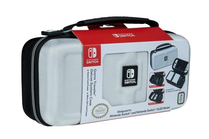 NACON Case Deluxe Resväska Vit (Oled) /Nintendo Switch i gruppen HEMELEKTRONIK / Spelkonsoler & Tillbehör / Nintendo Switch / Tillbehör hos TP E-commerce Nordic AB (D04853)