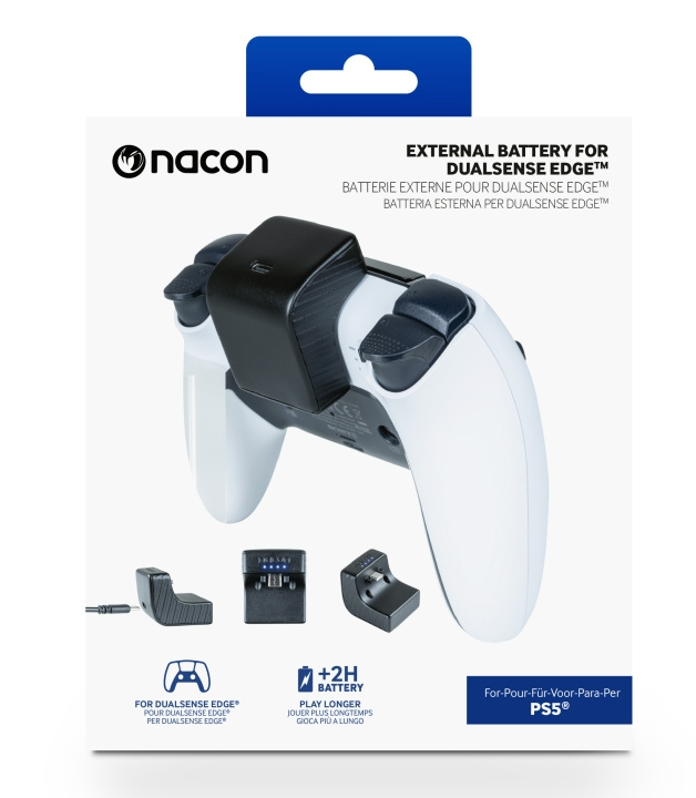 NACON Batteripaket Svart PS5 i gruppen HEMELEKTRONIK / Spelkonsoler & Tillbehör / Sony PlayStation 5 / Tillbehör hos TP E-commerce Nordic AB (D04858)