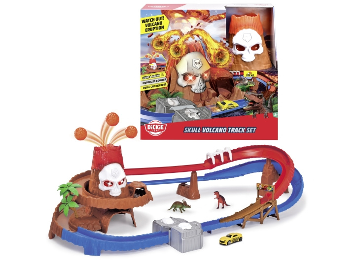 Dickie Toys Spårset Skull Vulcano (203336000) i gruppen LEKSAKER, BARN- & BABYPRODUKTER / Leksaker / Lekset hos TP E-commerce Nordic AB (D04874)