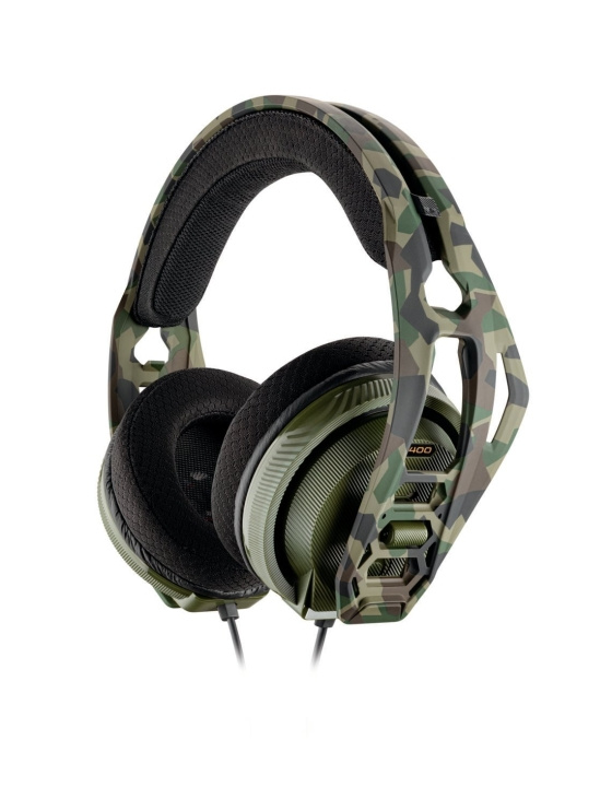 NACON RIG 400HX Headset Camo Forest Kabelanslutet PC/Mac, Mobil i gruppen DATORER & KRINGUTRUSTNING / Gaming / Headset hos TP E-commerce Nordic AB (D04892)