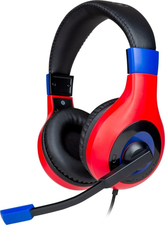 NACON Stereo Gaming Headset V1 Dark Red/Dark Blue Switch i gruppen DATORER & KRINGUTRUSTNING / Gaming / Headset hos TP E-commerce Nordic AB (D04896)