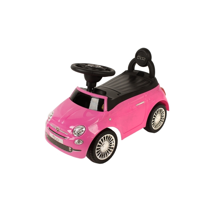 Babytrold Fiat 500 - Åkbar bil - rosa (20-42FI-P) i gruppen LEKSAKER, BARN- & BABYPRODUKTER / Leksaker / Gåbilar hos TP E-commerce Nordic AB (D04915)