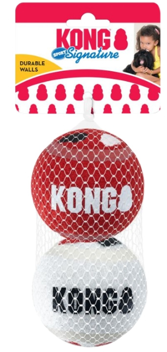 Kong Signature Sport Bollar 2-pack 8cm L - (KongSKSB12E) i gruppen HEM, HUSHÅLL & TRÄDGÅRD / Djurtillbehör / Hund hos TP E-commerce Nordic AB (D04956)