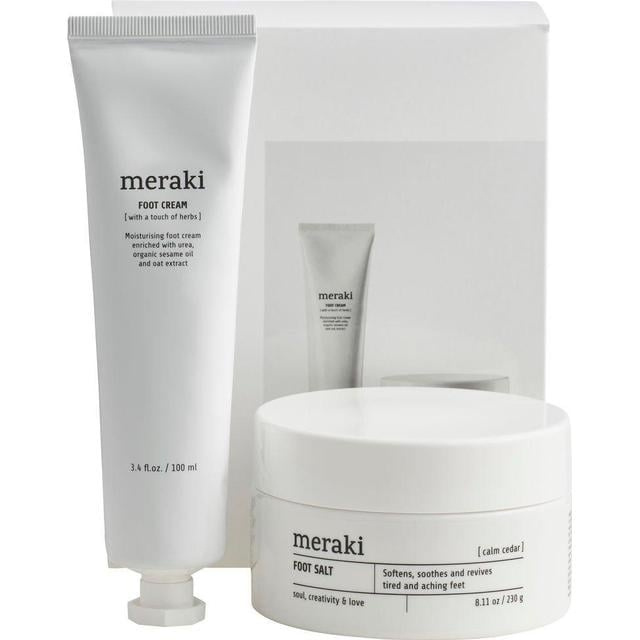 Meraki Foot spa with salt and scrub gift box (309779406) i gruppen SKÖNHET & HÄLSA / Manikyr/Pedikyr / Fotkräm & Fotbad hos TP E-commerce Nordic AB (D04988)