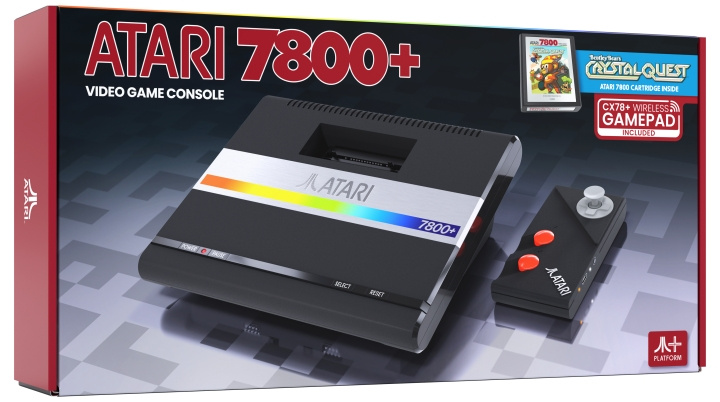 Atari 7800+ i gruppen HEMELEKTRONIK / Spelkonsoler & Tillbehör / Övriga spel & tillbehör hos TP E-commerce Nordic AB (D05014)