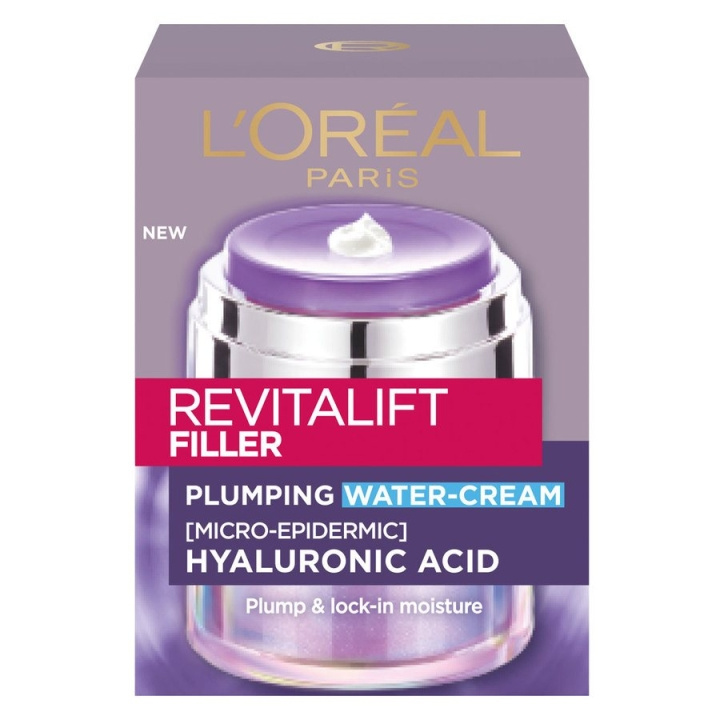 L\'Oréal Paris Revitalift Filler Replumpling Water Cream 50 ml i gruppen SKÖNHET & HÄLSA / Hudvård / Ansiktsvård / Ansiktskräm hos TP E-commerce Nordic AB (D05030)