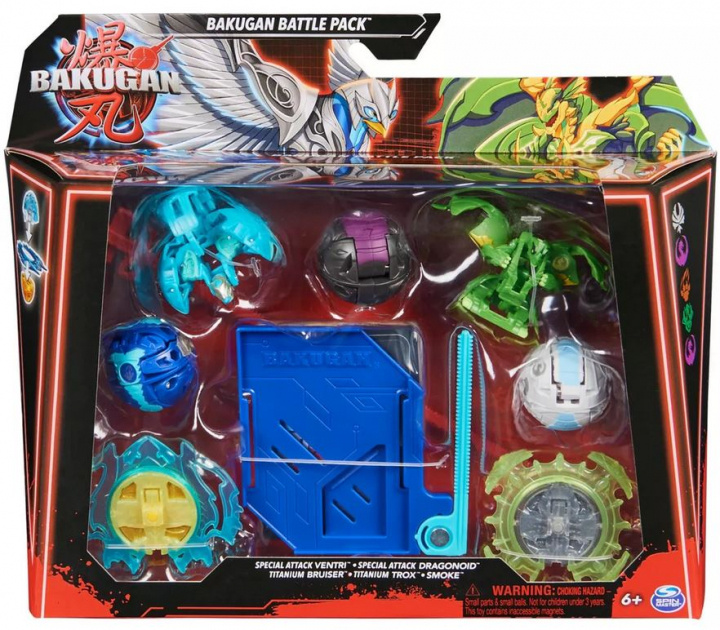 Bakugan 3.0 Battle Pack - Ventri och Dragonoid i gruppen LEKSAKER, BARN- & BABYPRODUKTER / Leksaker / Figurer, Miniatyrer & tillbehör hos TP E-commerce Nordic AB (D05039)