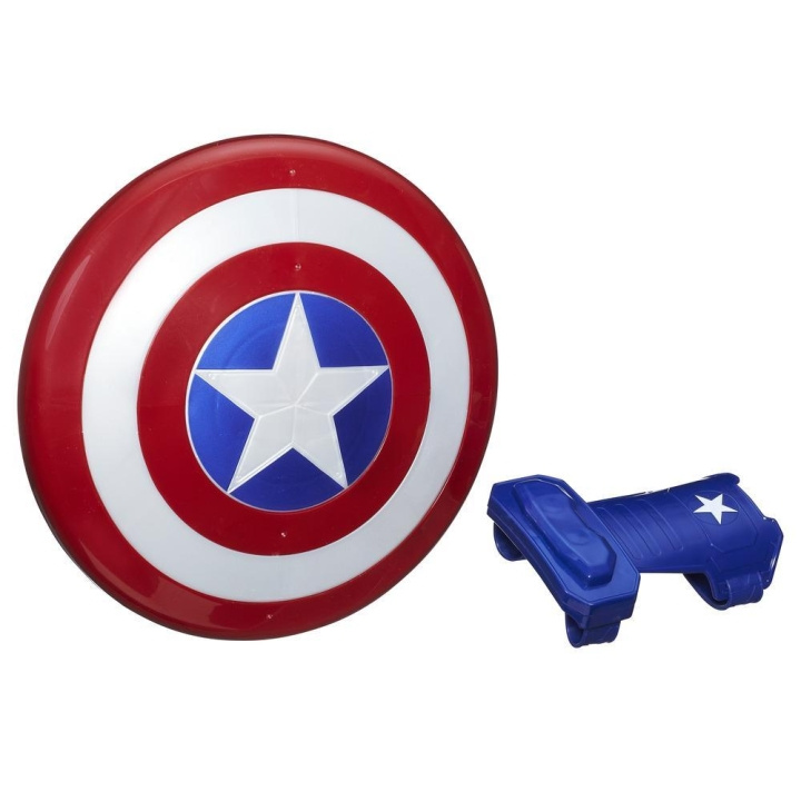 Disney Avengers - Captain America Magnetisk sköld och handske (B9944) i gruppen LEKSAKER, BARN- & BABYPRODUKTER / Leksaker / Maskeradkläder hos TP E-commerce Nordic AB (D05047)