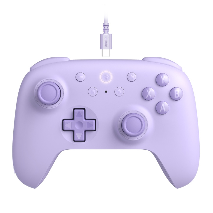 8Bitdo Ultimate 2C trådbunden pad lila i gruppen DATORER & KRINGUTRUSTNING / Gaming / Gaming-tillbehör hos TP E-commerce Nordic AB (D05115)