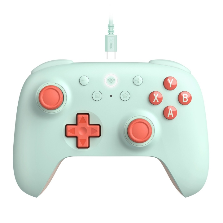 8Bitdo Ultimate 2C trådbunden pad Mint i gruppen DATORER & KRINGUTRUSTNING / Gaming / Gaming-tillbehör hos TP E-commerce Nordic AB (D05117)