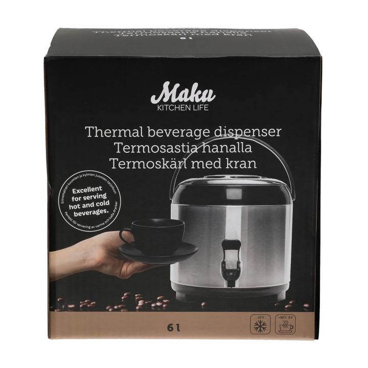 Maku Dispenser Termisk Dryckesdispenser 6L i gruppen HEM, HUSHÅLL & TRÄDGÅRD / Köksredskap / Övriga köksredskap hos TP E-commerce Nordic AB (D05405)