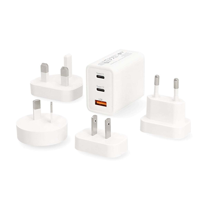 Nedis Rese adapter | 100 - 240 V AC 50/60 Hz | 65 W | Vit i gruppen HEM, HUSHÅLL & TRÄDGÅRD / El & Belysning / Reseadaptrar hos TP E-commerce Nordic AB (D05484)