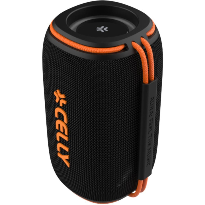 Celly Aura Bluetooth-högtalare 15W RGB Orange i gruppen HEMELEKTRONIK / Ljud & Bild / Högtalare & Tillbehör / Bluetooth-högtalare / Bärbara högtalare hos TP E-commerce Nordic AB (D05512)