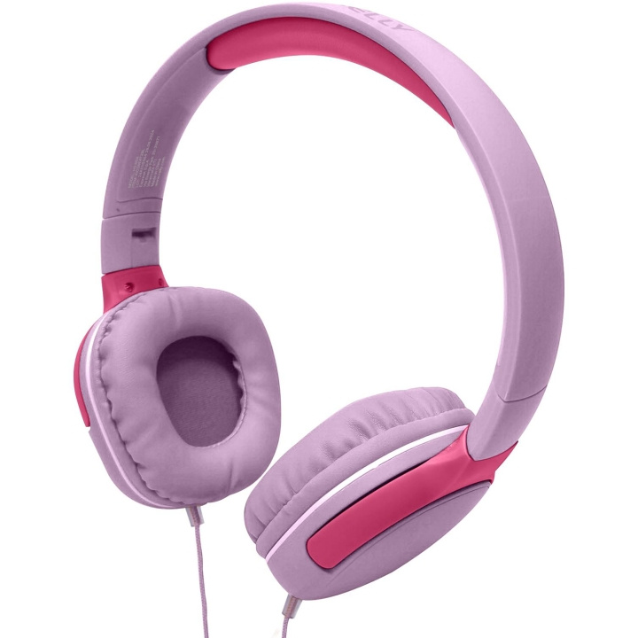 Celly KidsBeat 2 Hörlurar volymbegränsade max 85dB 3,5mm-kontakt Rosa i gruppen HEMELEKTRONIK / Ljud & Bild / Hörlurar & Tillbehör / Hörlurar hos TP E-commerce Nordic AB (D05528)