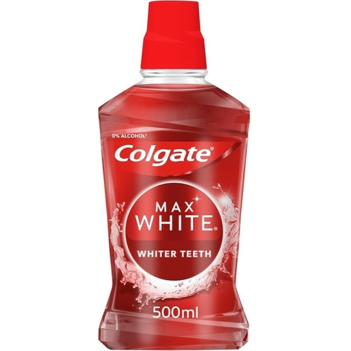 Övrigt Colgate Max White Mouthwash 500ml i gruppen SKÖNHET & HÄLSA / Munvård / Borsthuvuden & Tillbehör hos TP E-commerce Nordic AB (D05584)