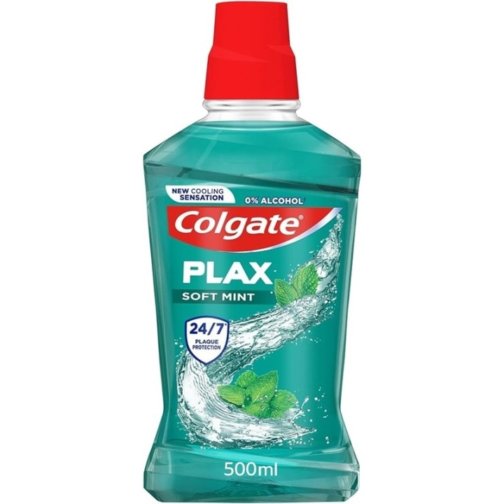 Colgate Plax Mouthwash Soft Mint 500ml i gruppen SKÖNHET & HÄLSA / Munvård / Whiteningprodukter hos TP E-commerce Nordic AB (D05588)