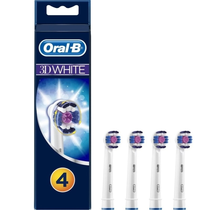 Oral B 3D White Toothbrush Head 4pc i gruppen SKÖNHET & HÄLSA / Munvård / Borsthuvuden & Tillbehör hos TP E-commerce Nordic AB (D05595)