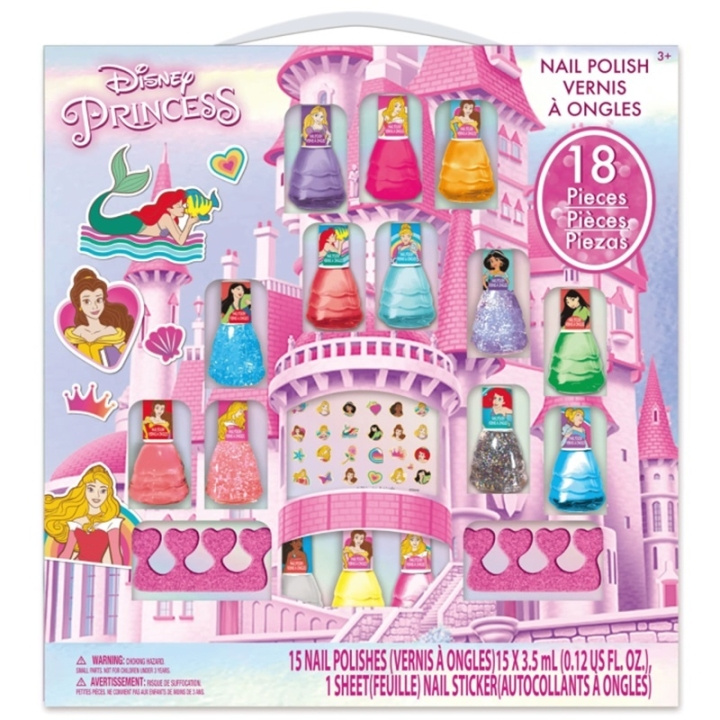 Disney Princess Nail Polish Set i gruppen LEKSAKER, BARN- & BABYPRODUKTER / Leksaker / Maskeradkläder hos TP E-commerce Nordic AB (D05614)