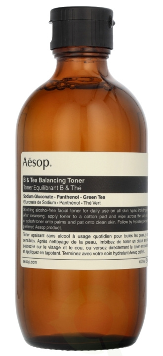 AESOP B & Tea Balancing Toner 200 ml i gruppen SKÖNHET & HÄLSA / Hudvård / Ansiktsvård / Ansiktsolja hos TP E-commerce Nordic AB (D05620)