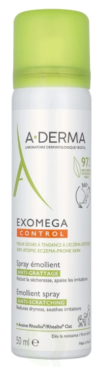 A-Derma Exomega Control Emollient Spray 50 ml i gruppen SKÖNHET & HÄLSA / Hudvård / Ansiktsvård hos TP E-commerce Nordic AB (D05636)