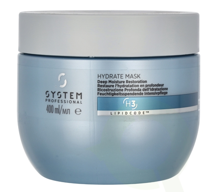 Wella System P. - Lipid Code - Hydrate Mask H3 400 ml i gruppen SKÖNHET & HÄLSA / Hudvård / Ansiktsvård / Masker hos TP E-commerce Nordic AB (D05668)