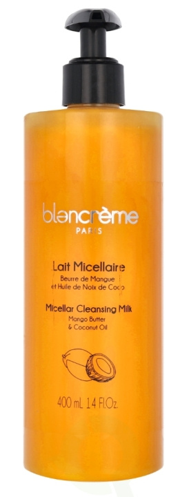 Blancreme Micellar Cleansing Milk 400 ml Mango Butter & Coconut i gruppen SKÖNHET & HÄLSA / Hudvård / Ansiktsvård / Ansiktsvatten & Facemist hos TP E-commerce Nordic AB (D05676)