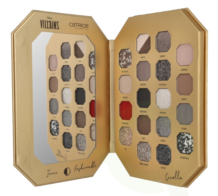 Catrice Disney Villains Cruella Palette Limited Edition 18 g #020 Fashion Above All i gruppen SKÖNHET & HÄLSA / Makeup / Verktyg & Sminkset / Sminkpalett hos TP E-commerce Nordic AB (D05795)