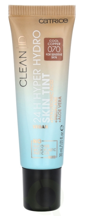 Catrice Clean ID 24H Hyper Hydro Skin Tint 30 ml #070 Cool Copper i gruppen SKÖNHET & HÄLSA / Hudvård / Ansiktsvård / Tinted Moisturizer hos TP E-commerce Nordic AB (D05809)