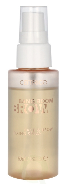 Catrice Bang Boom Brow Face & Brow Fixing Spray 50 ml i gruppen SKÖNHET & HÄLSA / Makeup / Basmakeup / Setting Spray hos TP E-commerce Nordic AB (D05816)