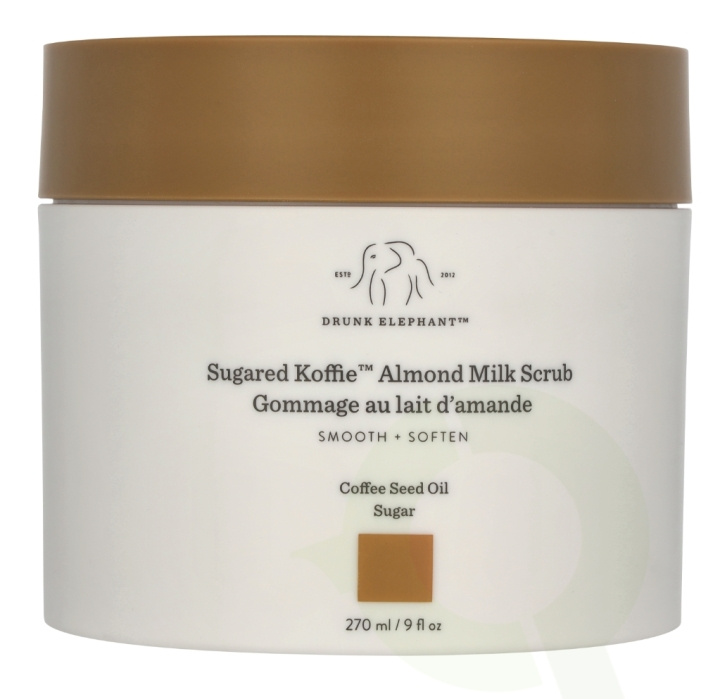 Drunk Elephant Sugared Koffie Almond Milk Scrub 270 ml i gruppen SKÖNHET & HÄLSA / Hudvård / Ansiktsvård / Skrubb / Peeling hos TP E-commerce Nordic AB (D05917)