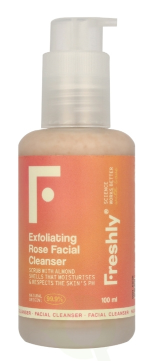 Freshly Cosmetics Exfoliating Rose Facial Cleanser 100 ml i gruppen SKÖNHET & HÄLSA / Hudvård / Ansiktsvård / Rengöring hos TP E-commerce Nordic AB (D05974)