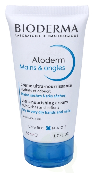 Bioderma Atoderm Mains & Ongles Ultra Repair 50 ml Dry To Very Dry Hands And Nails i gruppen SKÖNHET & HÄLSA / Hudvård / Kroppsvård / Body lotion hos TP E-commerce Nordic AB (D06005)