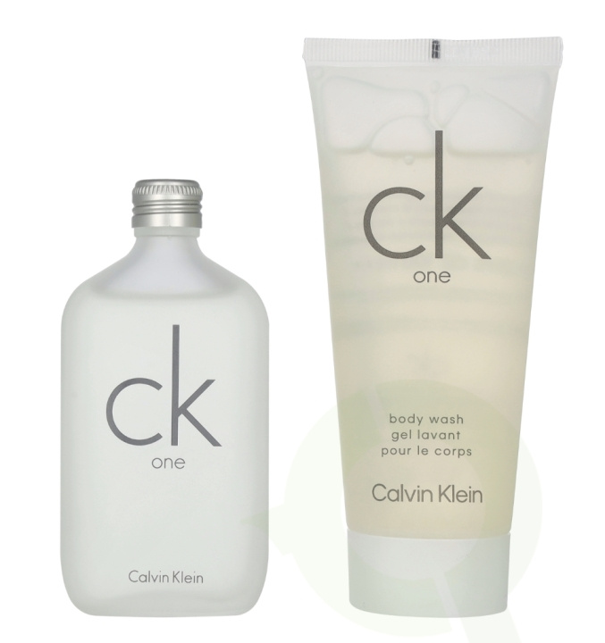 Calvin Klein CK One Giftset 150 ml Edt 50ml/Body Wash 100ml i gruppen SKÖNHET & HÄLSA / Doft & Parfym / Parfym / Unisex hos TP E-commerce Nordic AB (D06105)