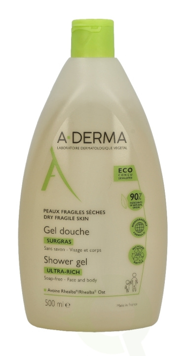 A-Derma Ultra-Rich Shower Gel 500 ml i gruppen SKÖNHET & HÄLSA / Hår & Styling / Hårvårdsprodukter / Schampo hos TP E-commerce Nordic AB (D06124)