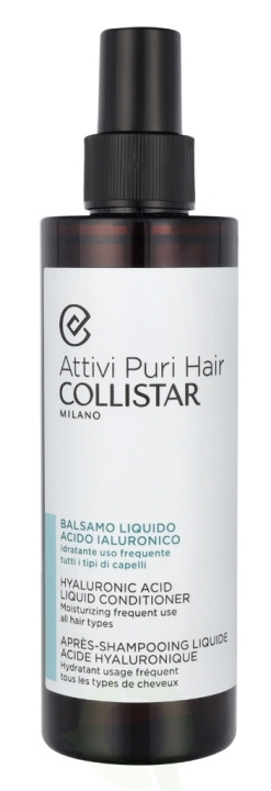 Collistar Attivi Puri Hyaluronic Acid Liquid Conditioner 200 ml i gruppen SKÖNHET & HÄLSA / Hår & Styling / Hårvårdsprodukter / Balsam hos TP E-commerce Nordic AB (D06158)