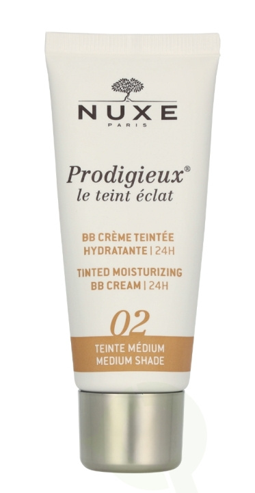 Nuxe Prodigieux Teint Eclat BB Creme 30 ml Medium i gruppen SKÖNHET & HÄLSA / Hudvård / Ansiktsvård / Dagkräm hos TP E-commerce Nordic AB (D06186)