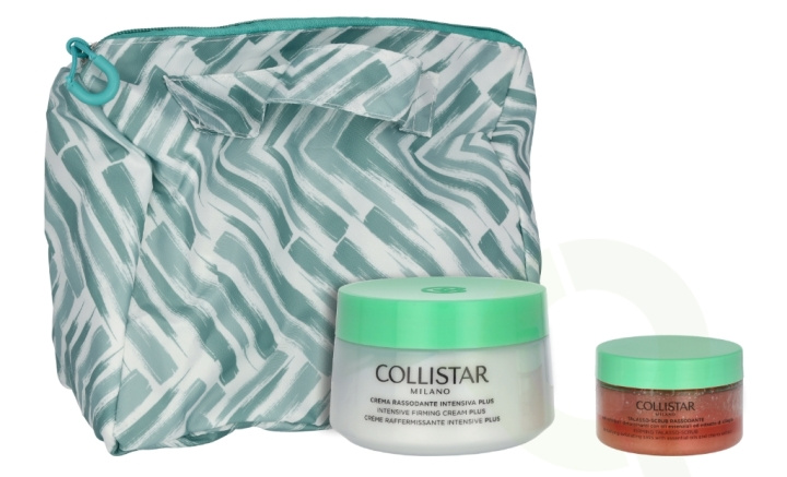 Collistar Body Routine Intensive Firming Set 550 ml Cream Plus 400ml/Firming Thalasso-Scrub 150 ml/Travel bag i gruppen SKÖNHET & HÄLSA / Hudvård / Ansiktsvård / Ansiktskräm hos TP E-commerce Nordic AB (D06295)